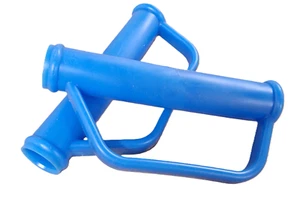 2x Sackkarrengriffe Griff - 26 mm BLAU für Sackkarre Karre Sackkarrengriff - Bild 1 von 2