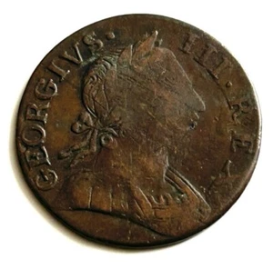 HALBER PENNY 1775 US KOLONIAL - Bild 1 von 2