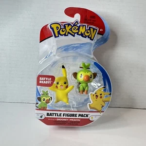 Pokemon New Sword and Shield Battle Action Figure 2 Pack - Pikachu and Grookey - Bild 1 von 4