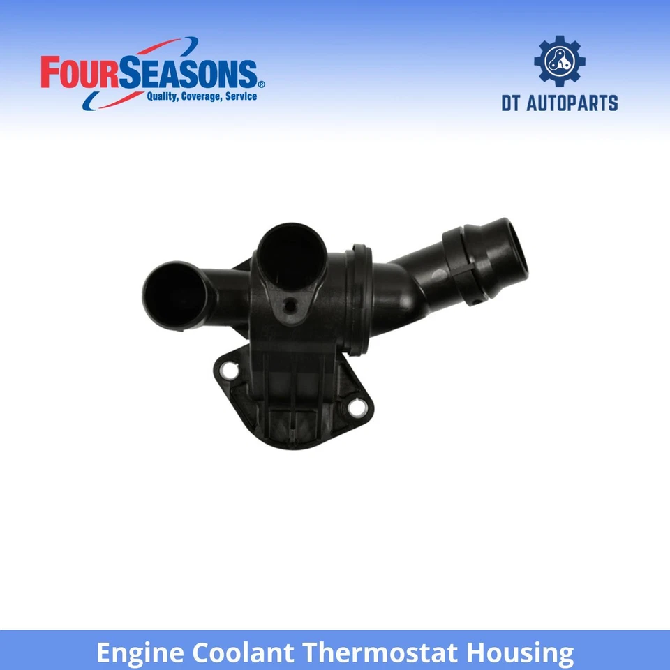 For 2006-2008 Audi A3 Quattro Engine Coolant Thermostat Housing 4 Seasons 2007 - Image 1 of 4