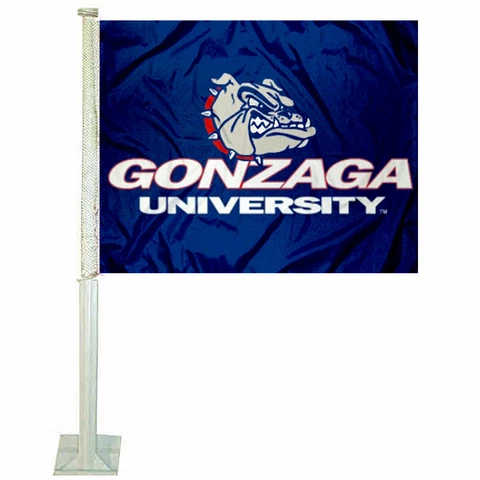 Gonzaga Bulldogs Car Auto Window Flag Cover