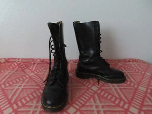 stivali dr martens vintage made in england 14 occhielli tg 4 - Foto 1 di 9
