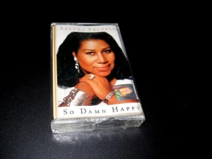 ARETHA FRANKLIN - SO DAMN HAPPY MADE IN BULGARIA CASSETTE Bulgarian Edition 2003 - Picture 1 of 6