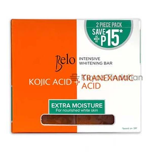 Belo Kojic Acid & Tranexamic Acid EXTRA MOISTURE Bar 65g x 2 - Picture 1 of 1