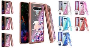 Tempered Glass / Liquid Motion Cover Phone Case For LG Stylo 6 LM-Q730TM - Picture 1 of 8