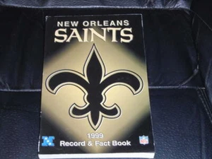 1999 NEW ORLEANS SAINTS NFL FOOTBALL MEDIA GUIDE PROGRAM EX-MINT - Picture 1 of 2