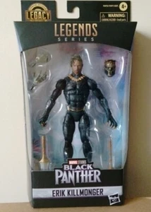 MARVEL LEGENDS ERIK KILLMONGER BLACK PANTHER LEGACY COLLECTION 6” FIGUR IN HAND - Bild 1 von 5