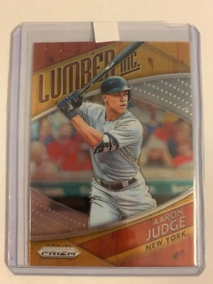 2019 Prizm Lumber Aaron Judge New York Yankees #L-16 Base Card - Image 1 of 2