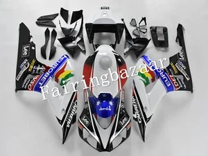 Fit for 2006 2007 CBR1000RR White Black Blue EUROBET ABS Injection Fairing Kit - Picture 1 of 7