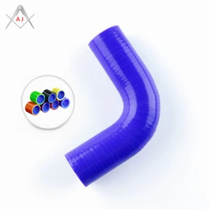 1.25" to 1.75" 32/44mm Silicone 90 Degree Elbow Coupler Reducer Hose Blue - Picture 1 of 5