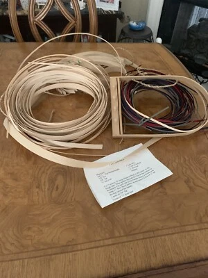 Misc Weaving Material . Reeds Flat,  Rounded, Color For Baskets , Chairs Etc - Image 1 of 3
