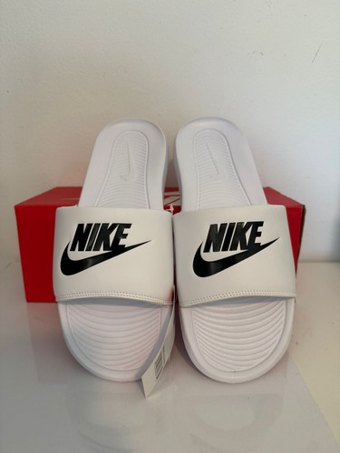 NUOVO Nike Victory One Slides Bianco Uomo 13 CN9677 100