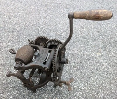 Antique International Chicago Sickle Scythe Blade Sharpener Grinder Farm Tool - Image 1 of 4