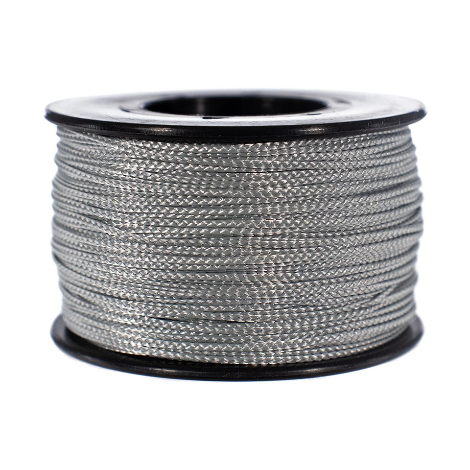 Carrete Nano Cordón Trenzado Paracord 0.75mm Joyería Artesanía Exterior Emergencia 300' Foto 1 de 1