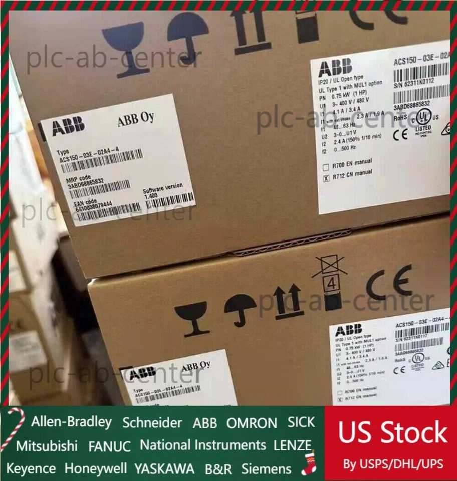 1pc ABB ACS150-03E-02A4-4 frequency converter 3PH 0.75 KW - Image 1 of 1