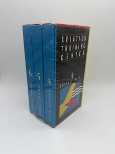 Aviation Training Center Instrument Rating Course Set of 3 VHS Tapes Sealed Rare - Picture 1 of 5