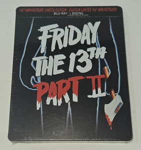 Friday the 13th Part 2 (Blu-ray, NEW) 40th Anniversary Limited Edtion SteelBook - Bild 1 von 4