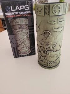 LAPG Tactical Mug Cup 5 Branches Service Tiki Farm Army Navy Air Force Marines - Picture 1 of 16