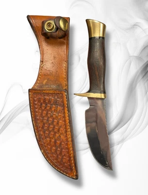 Cuchillo de caza de hoja fija Browning 4518 con funda Foto 1 de 4