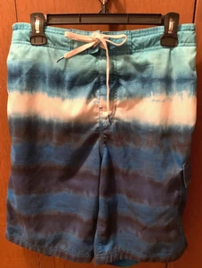 S347-Men's Swimming Trunks-SPEEDO-Size M -Drawstring/Elastic Waistband-4 Pockets - Picture 1 of 9
