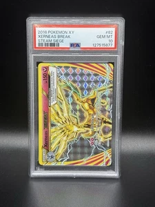PSA 10 Xerneas 82 BREAK Holo 2016 XY Steam Assedio Carta Pokemon Classificata Bassa POP - Foto 1 di 2