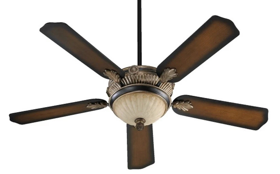 Quorum Galloway 52" Old World with Antique Flemish Ceiling Fan (48525-995) - Image 1 of 1