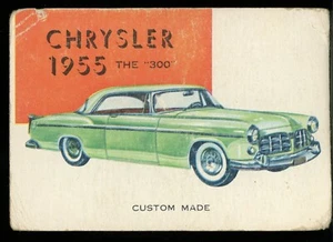 1953 1955 Topps World on Wheels Blue-Backed HIGH NUMBER #176 Chrysler - Picture 1 of 2