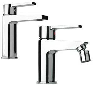 MISCELATORI RUBINETTERIA SET LAVABO E BIDET LE MANS PAINI CON PILETTA DI SCARICO - Foto 1 di 5