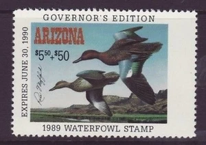 AZ3Gc   Arizona  State Duck Stamp  Governor Ed. Contingency    #AZ3GcX0 DSS - Picture 1 of 1