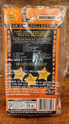 New Matchbox Star Cars Collection Magnum P.I. Helicopter & Knight Rider K.I.T.T. - Image 1 of 4