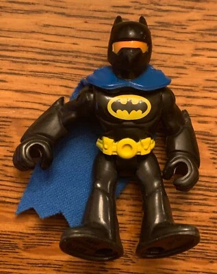 TM & DC Comics (s08) 3" Batman Imaginext Character action figure blue cape - Image 1 of 4