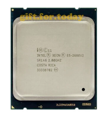 Intel Xeon E5-2680 V2 2.8GHz SR1A6 LGA2011  Processor 10cores 115W 25MB  CPU - Image 1 of 4