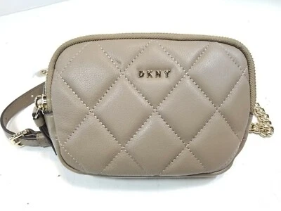 DKNY LARA MEDIUM QUILTED TAN BELT BAG FANNY PACK - Image 1 of 4