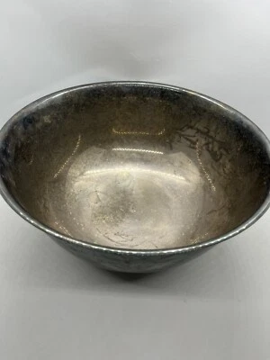 WM Rogers Paul Revere Reproducción 9"" Plateado Patas Cuenco con Pátina Foto 1 de 4