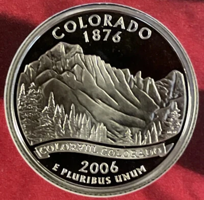 2006-S Colorado Silver Proof State Quarter 90% Silver From Proof Set - Image 1 of 2