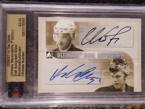 2006-07 ITG Ultimate 7th Edition ILYA KOVALCHUK & KARI LEHTONEN Dual AUTO! 33/40 - Picture 1 of 2