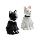 2x Seasoning Containers Cute Dog Shaped Spice Container for Restaurant Cafes