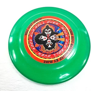 KISS FRISBEE Rock And Roll Over Gene Simmons Ace Frehley grün Karneval 2016 - Bild 1 von 10