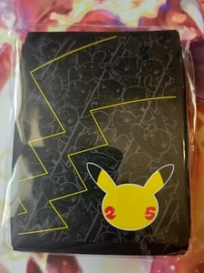 Pokemon TCG Celebrations 25th Anniversary Card ETB Sleeves 65 count Sealed (x1) - Picture 1 of 3