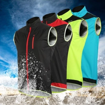 Windproof Waterproof MTB Cycling Vest  Bike Bicycle Breathable Reflective Vest - Image 1 of 4