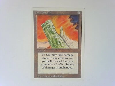 Jade Monolith Revised Edition NICE  RARE - Magic the Gathering MTG RV - Image 1 of 2