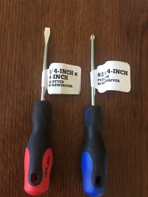 Phillips Screwdriver #2x4in Slotted Screwdriver 1/4x4in - Image 1 of 4