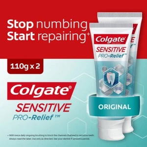 Pasta de dientes Colgate Sensitive Pro-Relief ORIGINAL 110 g x 2 - Imagen 1 de 6