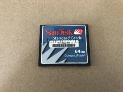 64MB  Sandisk  Standard Grade Compact Flash Card  64MB CF Memory card  SDCFB - Image 1 of 2