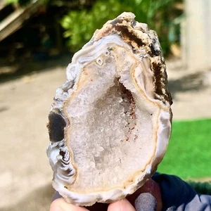 99G Restoration of Natural Agate Crystal Cave Quartz Cluster Specimens - Picture 1 of 17