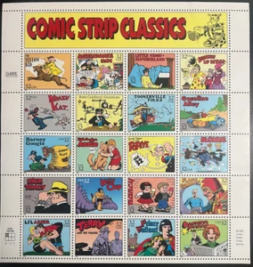 USPS COMIC STRIP CLASSICS 1995 Full sheet 20 stamps @ 32 cents USA - Picture 1 of 2