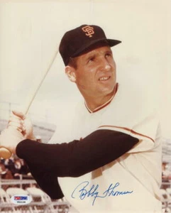 BOBBY THOMPSON SIGNED AUTOGRAPH 8x10 PHOTO THE SHOT HEARD ROUND THE WORLD PSA - Picture 1 of 1