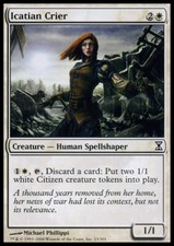 Magic the Gathering MTG Icatian Crier (23) Time Spiral   LP