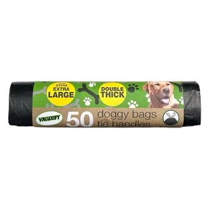 Dog Poo Bags Extra Strong Large Double Thick Dog Poop Tie Handles Doggy Bags - Picture 1 of 29
