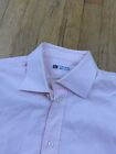 Truzzi Milano Italy Men's Sz 39 Pink Long Sleeve Button Up Shirt French Cuffs